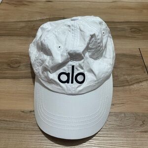 Alo White Baseball Cap